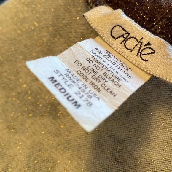 CACHE LIKE NEW SPARKLING SWEATER - Picture 5 of 9